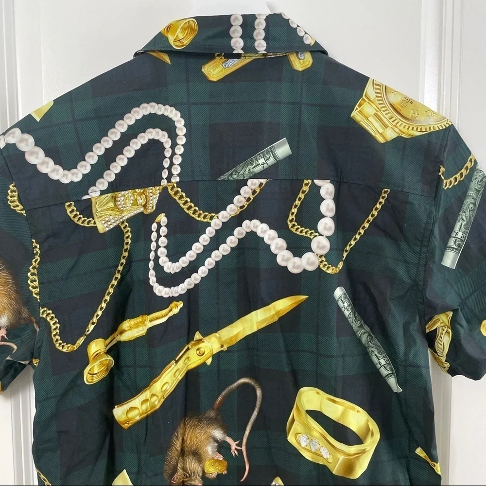 HUF Men’s Button Down Shirt Size S